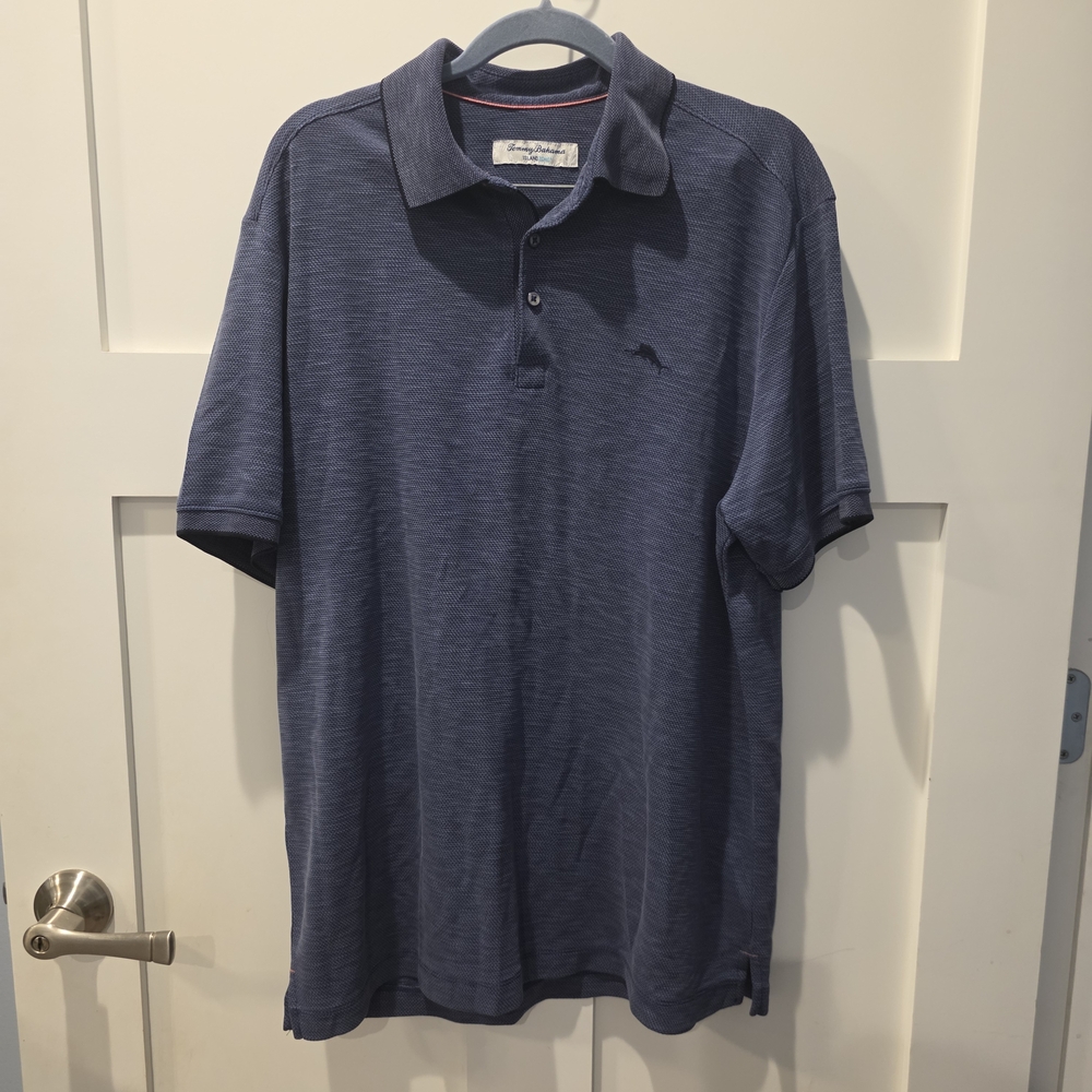 Tommy Bahama Polo Shirt Mens M Island Zone Marlin Casual Golf Resortwear Beach